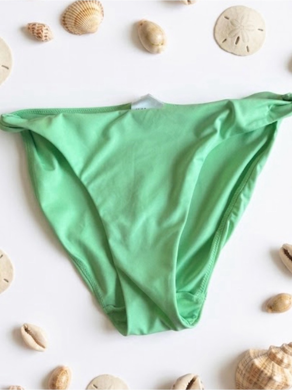 Summer Beach Mint Green Bikini Bottom H&M Women’s US 6 Twist Sides Bright Color